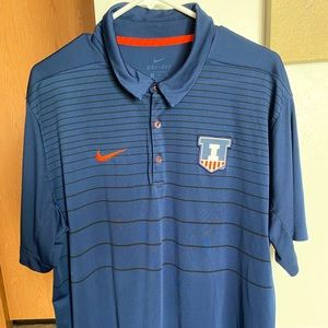 Illini dri-fit polo